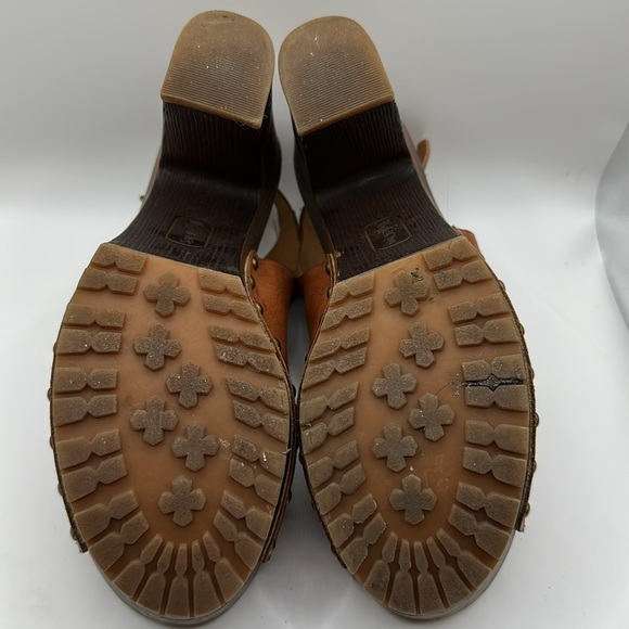 Korks Arden vegan leather sandals tan size 9 - Picture 9 of 10